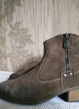 Rieker antistress черевики шкіряні черевики зима, замша німеччина як ecco, geox ,clarks9 фото