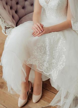 Свадебное платье, фата, диадема!! 4