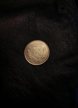 Монета україни 25 копійок 2015 року брак3 фото