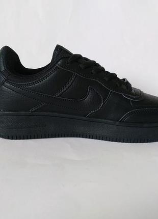 Кросівки жіночі nike air force, чорні, купити4 фото