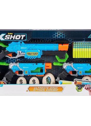 Набір x-shot dino attack ultimate dino attack combo (4876)