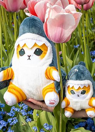 Плюшева іграшка кіт в акулі