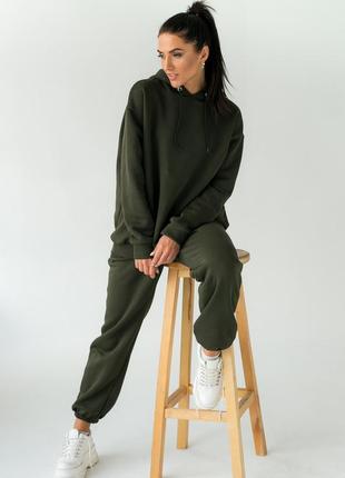 Спортивный костюм oversize худи и джоггеры8 фото