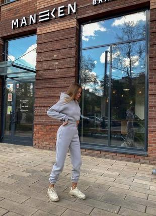 Теплий жіночий спортивний костюм6 фото