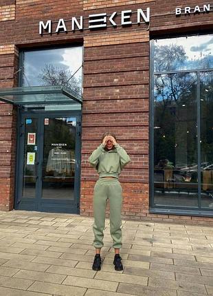 Теплий жіночий спортивний костюм7 фото