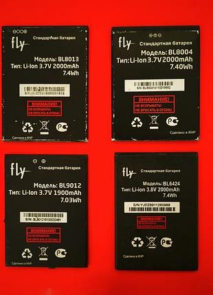 Рабочие аккумуляторы оригинал fly bl8013 bl8004 bl9012 bl6424