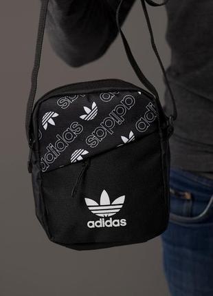 Мессенджер адидас adidas барсетка чёрная брендовая барсетка барсетка барсетка на плечо лого