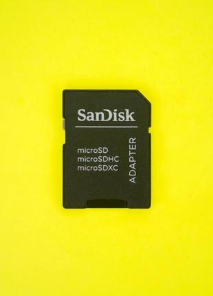 Sd adapter sandisk для карты памяти microsd