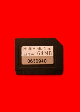 Карта пам'яті перевірені rs mmc 64 mb nokia n-gage 3230 7610 6230
