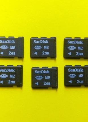 Карта пам'яті sony ericsson m2 2gb memory stick micro pro