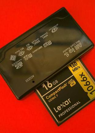 Картридер m2 xd sd mmc sony ms duo compactflash microsd кардридер 2