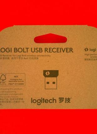 Адаптер ресивер logitech logi bolt универсальный receiver k650 k860 mx keys m650 master 3s anywhere