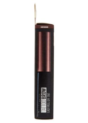 Гель-тінт для брів maybelline new york tattoo brow2 фото