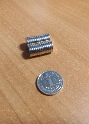 Супермагнит. диск 9х1,5 мм 10 шт