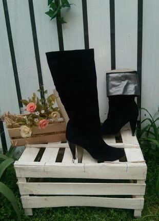 Сапоги италия шикарные!!!!!размер 38 стелька 25 см удобные