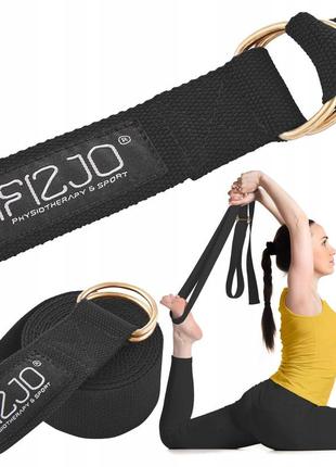 Ремень для йоги 4fizjo 300 см black (p-5907739315397)
