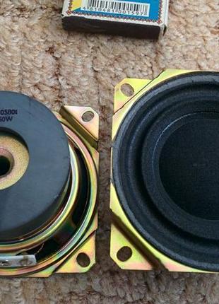 Якісний потужний сч-вч динамік 80х80мм "eastech" 50 вт 6 ом.