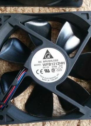 Високоякісний кулер 120х25 від"delta electronics" 12в 0.68 а.