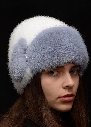 Шапка из меха норки