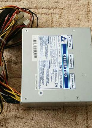 Блок питания 420w "chieftec" hpc-4200-202 df, 2x80мм 2.2 кг