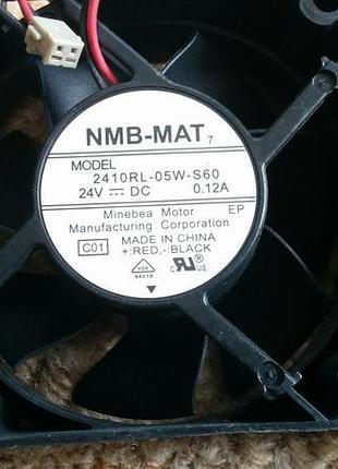 Якісні вентилятори "nmb" 60х60х15 мм 24 в 0.24a