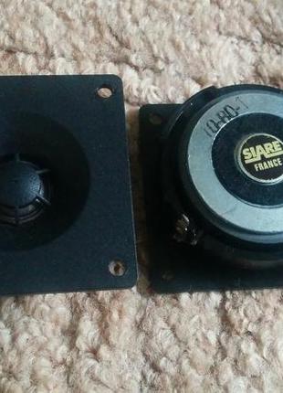 Якісні високочастотні динаміки 67х67 мм 4 ом 50w "siare" франція.