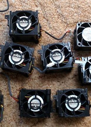 Вентилятори 40х40х28мм 12в 0.6 а 15000 об/хв "sanyo" шарикопідшипник