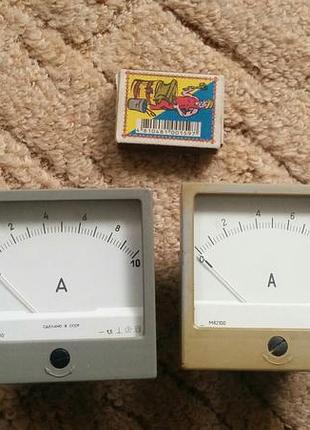 Амперметр постійного струму 0 – 10а для зарядного або бж. срср.