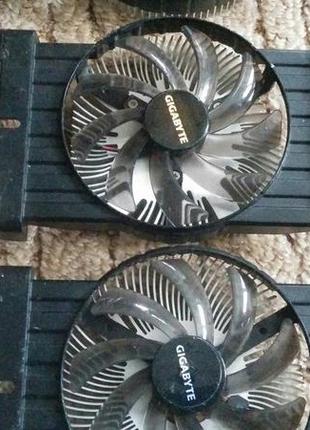 Радіатори "gigabayte"з кулером для відеокарт, силової електроніки