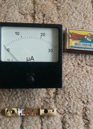 Якісний амперметр 80 мм м42304 0 - 30а із шунтом зроблено в срср