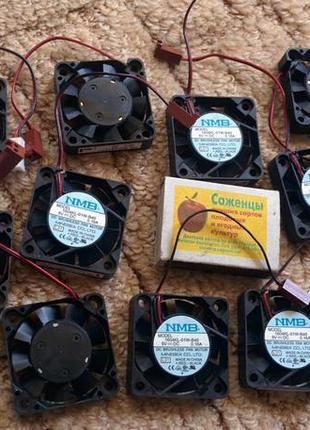 Тихі вентилятори 40х40х10мм 5в 0.16 а на шарикопідшипниках