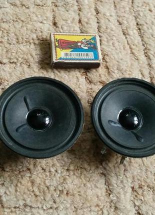 Пара якісних вч-сч динаміків "czs" 78 мм, 8 ом. чехія.