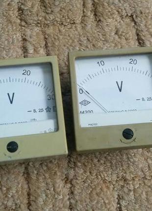 Вольтметр постійного струму 0 - 30v для зарядного або бж.