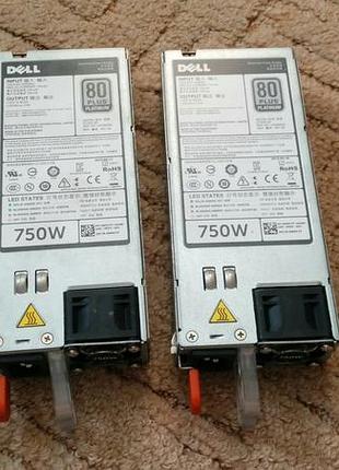 Блок живлення "dell" 12в 63а 750w  "80 plus platinum"