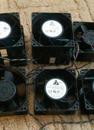 Супер вентилятори 80х80х38мм 12в 3.3а 9000 об/мин "delta electronics"