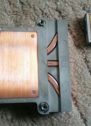 Важкий мідний кулер "hp" 120х105х26 мм для силової електроніки.