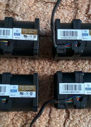 Спарка вентиляторів, турбіна 40х40х55мм 12в 1.5 а на шарико-ах