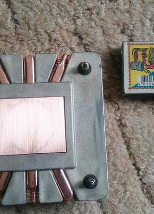 Мідний кулер "hp" 95х95х27 мм для силової електроніки.