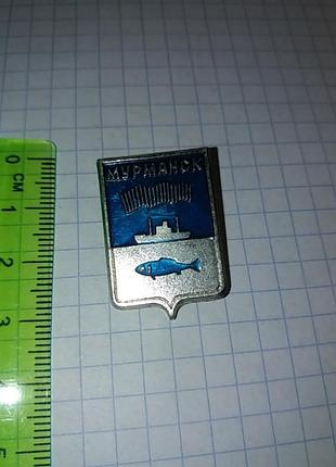 Значок советский ссср pin мурманск город