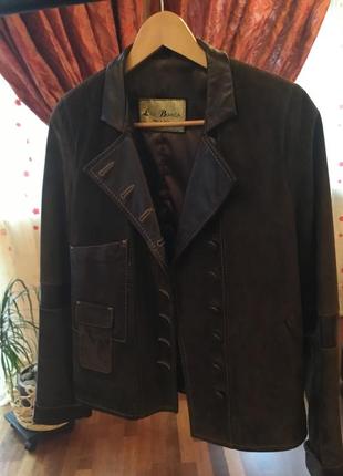 Шкіряна куртка-піджак. італія.