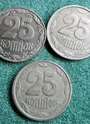 🌅набір монет україни 25 копійок 🌅 набір монет україни 25 копійок