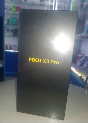 Хіт продаж! poco x3 pro, 6/128gb, nfc,120hz, 5160mah. black