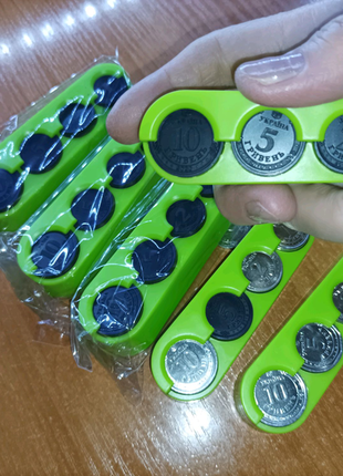 Монетниця бокс для монет кишеньковий бокс для boxcoin гривень3 фото