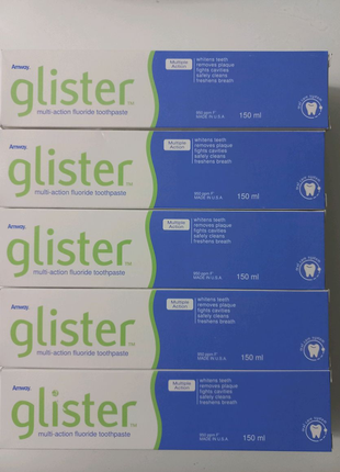 Glister™ зубна паста 150ml - 192 грн, зубна щітка - 85 грн