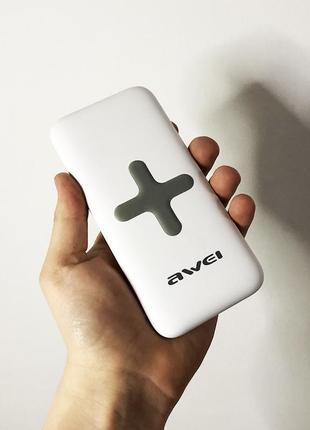 Power bank awei p98k (беспроводная зарядка) 8000 mah.