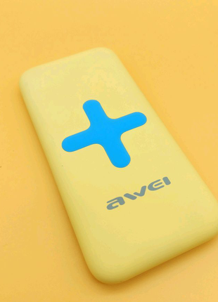 Power bank awei p98k (беспроводная зарядка) 8000 mah.