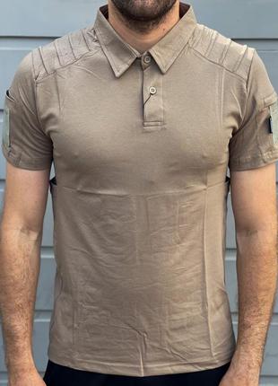 Тактична футболка поло колір оліва, койот8 фото
