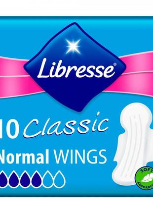 Прокладки для критичних днів libresse classic ultra normal, 10