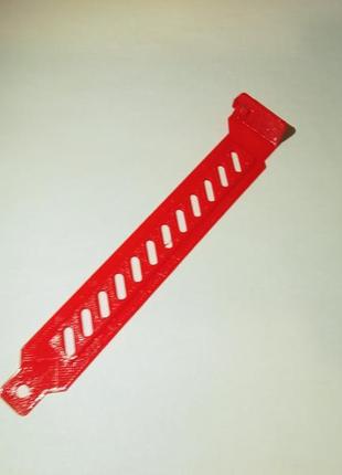 Заглушка вентилируемая для pci слота корпуса, планка, червона