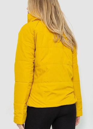 Куртка женская демисезонная, цвет горчичный, 131r2624 фото